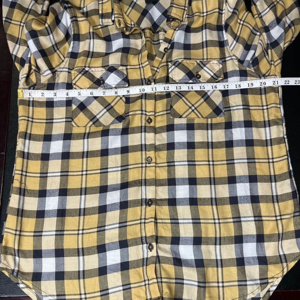 🔥Polly & Esther plaid top size large - Picture 6 of 7